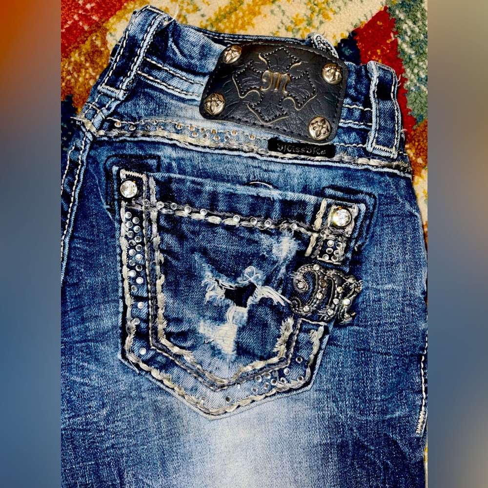 Distressed Miss Me Jeans